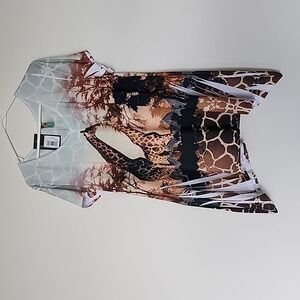 Big Bang 2x Artsy Wildlife Conservation Safari Shirt